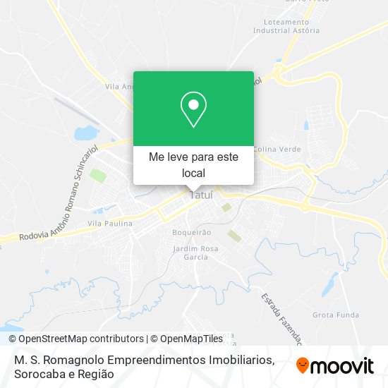 M. S. Romagnolo Empreendimentos Imobiliarios mapa