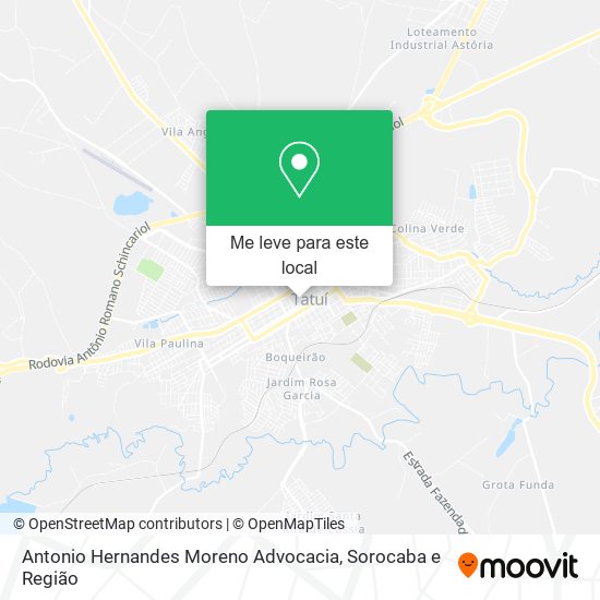 Antonio Hernandes Moreno Advocacia mapa