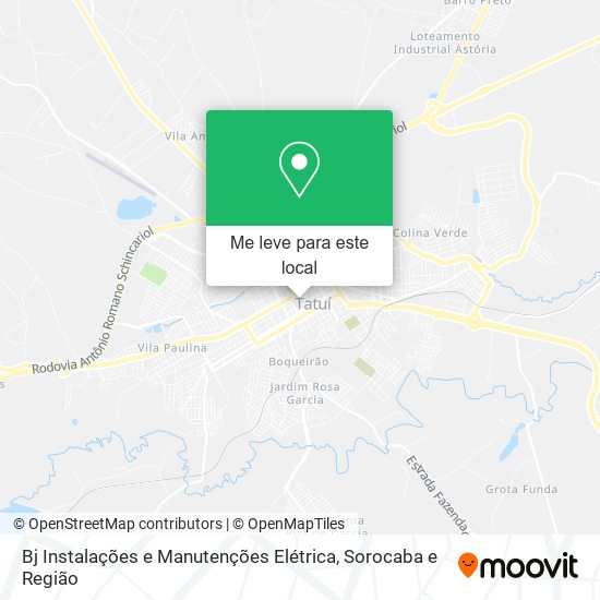 Bj Instalações e Manutenções Elétrica mapa