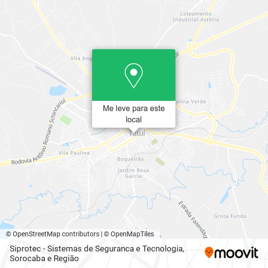 Siprotec - Sistemas de Seguranca e Tecnologia mapa