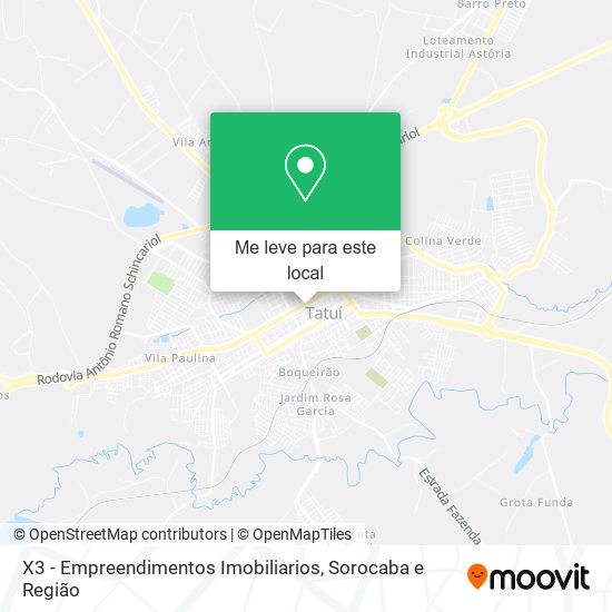 X3 - Empreendimentos Imobiliarios mapa