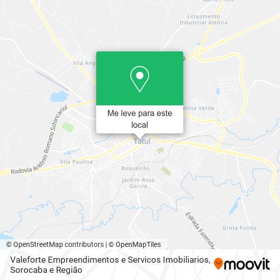 Valeforte Empreendimentos e Servicos Imobiliarios mapa