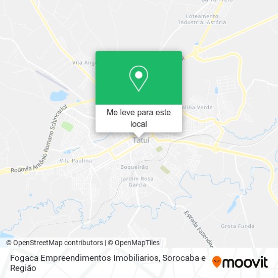 Fogaca Empreendimentos Imobiliarios mapa
