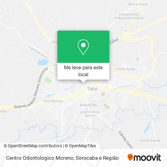 Centro Odontologico Moreno mapa