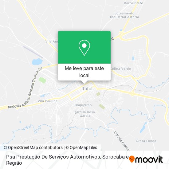 Psa Prestação De Serviços Automotivos mapa