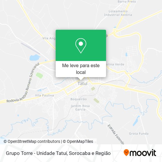 Grupo Torre - Unidade Tatuí mapa