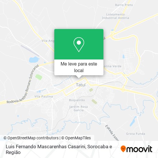 Luis Fernando Mascarenhas Casarini mapa