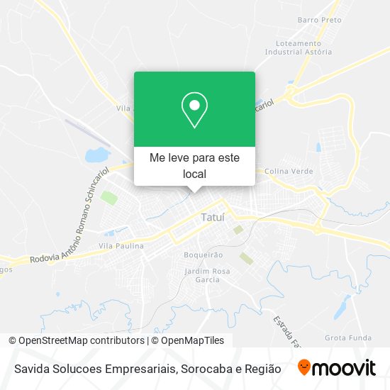 Savida Solucoes Empresariais mapa