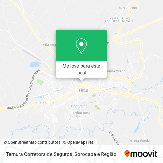 Ternura Corretora de Seguros mapa