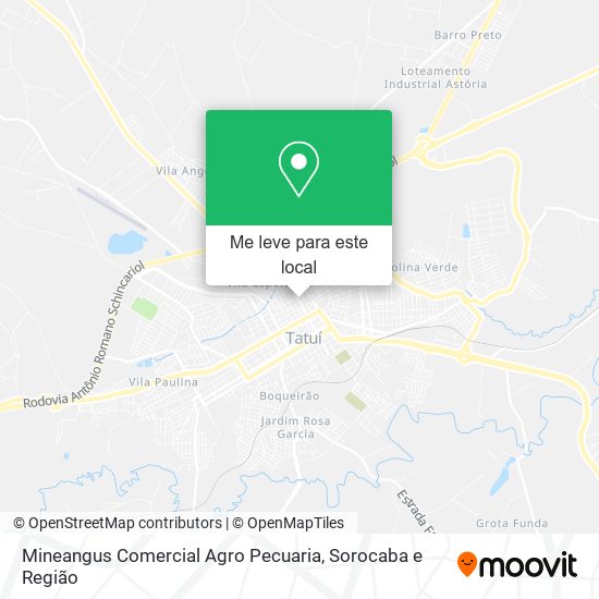 Mineangus Comercial Agro Pecuaria mapa