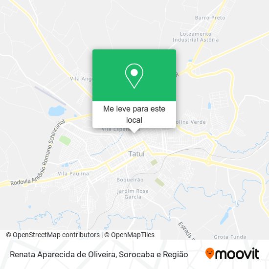 Renata Aparecida de Oliveira mapa