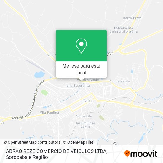 ABRAO REZE COMERCIO DE VEICULOS LTDA mapa