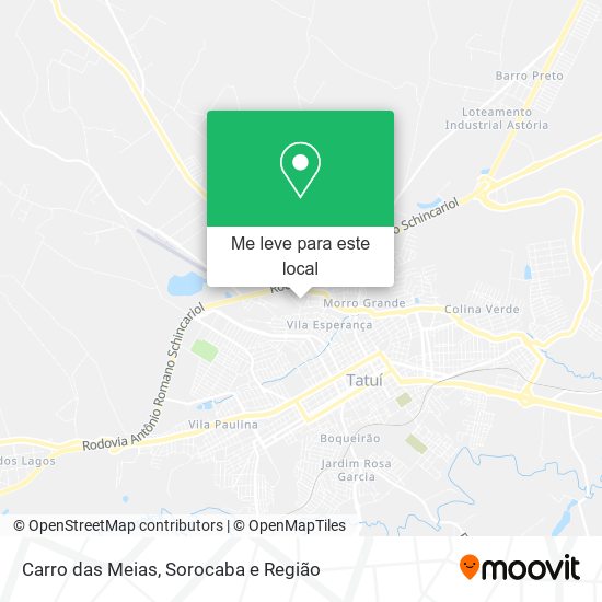 Carro das Meias mapa