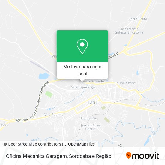 Oficina Mecanica Garagem mapa