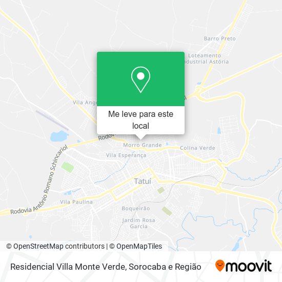 Residencial Villa Monte Verde mapa