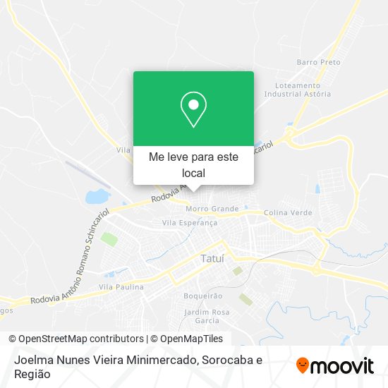 Joelma Nunes Vieira Minimercado mapa