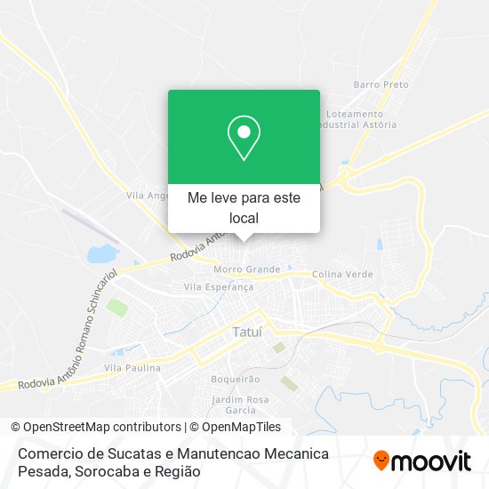 Comercio de Sucatas e Manutencao Mecanica Pesada mapa