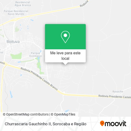 Churrascaria Gauchinho II mapa