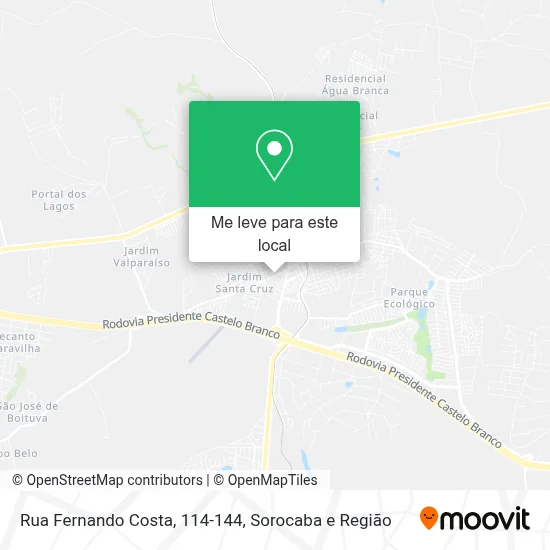 Rua Fernando Costa, 114-144 mapa