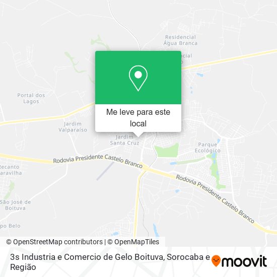 3s Industria e Comercio de Gelo Boituva mapa