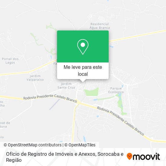 Ofício de Registro de Imóveis e Anexos mapa