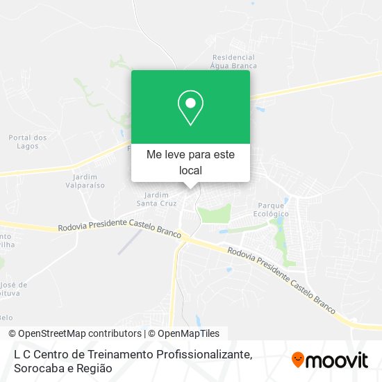 L C Centro de Treinamento Profissionalizante mapa