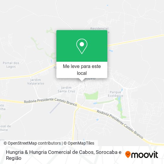 Hungria & Hungria Comercial de Cabos mapa