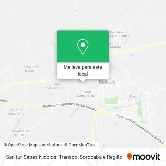 Sanitur-Sabes Nicolosi Transpo mapa