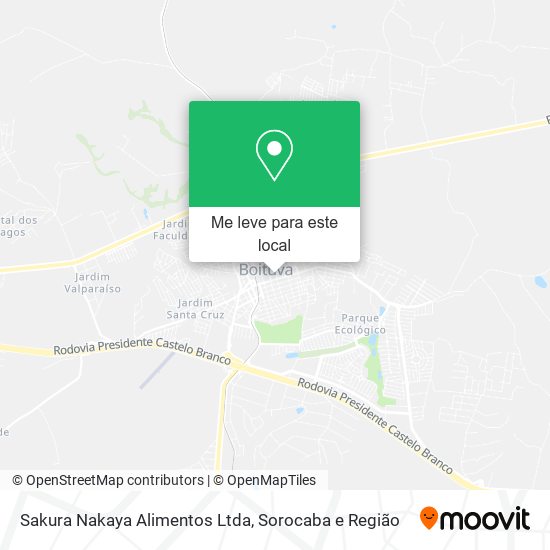 Sakura Nakaya Alimentos Ltda mapa
