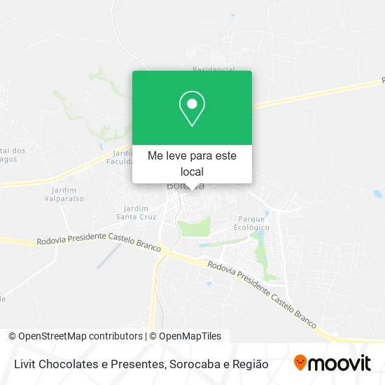 Livit Chocolates e Presentes mapa