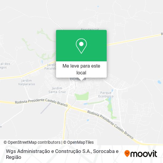 Wgs Administração e Construção S.A. mapa