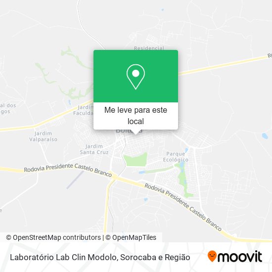 Laboratório Lab Clin Modolo mapa