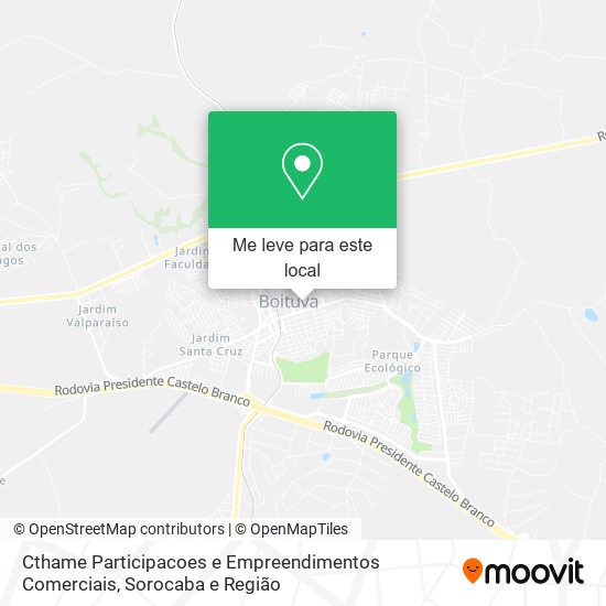 Cthame Participacoes e Empreendimentos Comerciais mapa