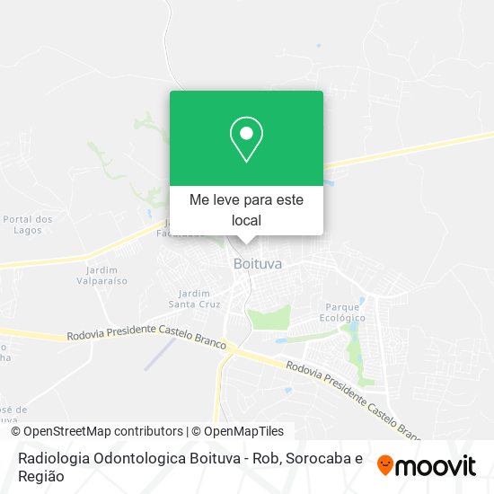 Radiologia Odontologica Boituva - Rob mapa