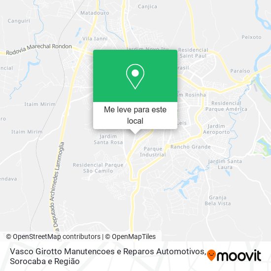 Vasco Girotto Manutencoes e Reparos Automotivos mapa