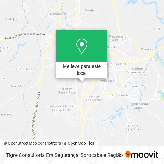 Tigre Consultoria Em Segurança mapa