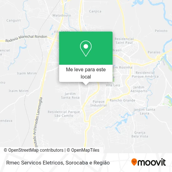 Rmec Servicos Eletricos mapa