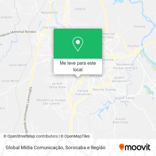 Global Mídia Comunicação mapa