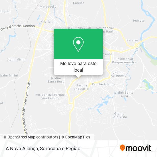 A Nova Aliança mapa