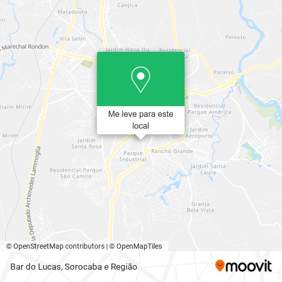 Bar do Lucas mapa