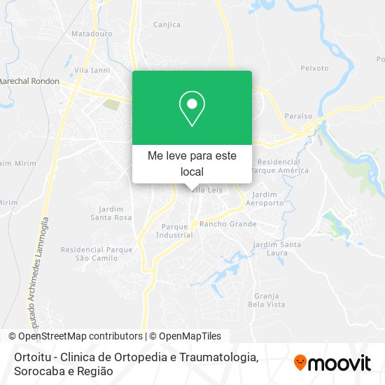 Ortoitu - Clinica de Ortopedia e Traumatologia mapa