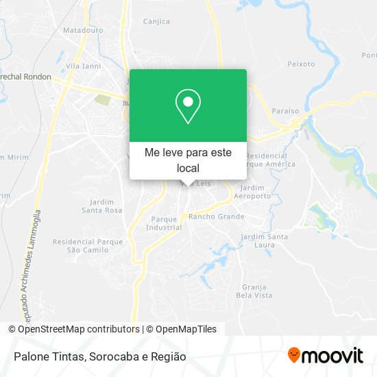 Palone Tintas mapa