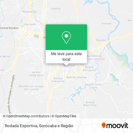 Rodada Esportiva mapa