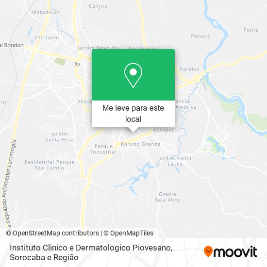 Instituto Clinico e Dermatologico Piovesano mapa