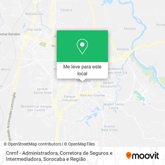 Cnmf - Administradora, Corretora de Seguros e Intermediadora mapa