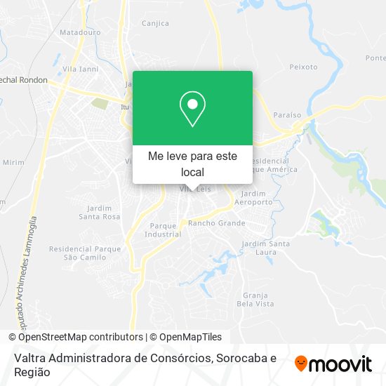 Valtra Administradora de Consórcios mapa