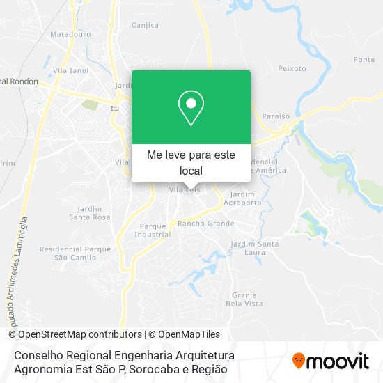 Conselho Regional Engenharia Arquitetura Agronomia Est São P mapa