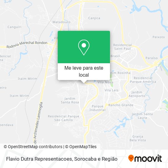 Flavio Dutra Representacoes mapa