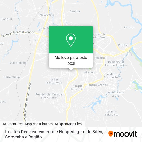 Itusites Desenvolvimento e Hospedagem de Sites mapa