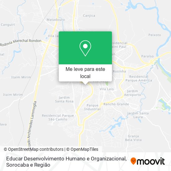 Educar Desenvolvimento Humano e Organizacional mapa